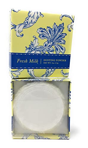 Greenwich Bay Trading Company Co. Dusting Powder, 4 Ounce, Fresh Milk