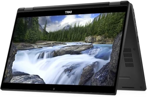 Dell Latitude 7390 2in1 notebook laptop, Intel Core i7-8 Gen. CPU, 16GB DDR4 RAM, 512GB SSD Hard, 13.3 inch Touch 360° Display (Renewed)