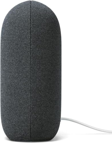 Google Audio Bluetooth Speaker - Wireless Music Streaming, Powerful Sound, Assistant Built-in, Wi-Fi and Bluetooth Connectivity, Smart Home Control, Stereo Pairing (Charcoal)