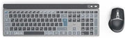 Hama WKM-750 Multi-Device Wireless LED Keyboard/Mouse Set, Black
