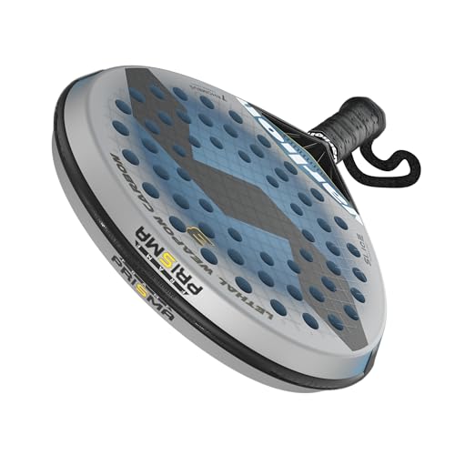 Varlion Padel Racket LW Carbon Prisma 3 Round Shape for Professional Control with Prisma Frame & Softcolor EVA Core