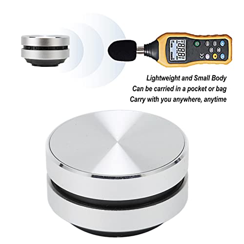 Cryfokt Bone Conduction Speaker, 3W Portable Wireless Speaker Bluetooth Mini Speaker BT Stereo Sound Compatible with Tablets and Phone Mini Size Music Player for Home Outdoor (Sliver)