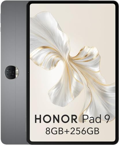 HONOR Pad 9 8GB 256GB Tablet, 12.1 Inch 120Hz 2.5K Fullview Display, Snapdragon 6 Gen 1, 8 Speakers, Metal Body, Android 13, Google Service WiFi Tablet, Grey
