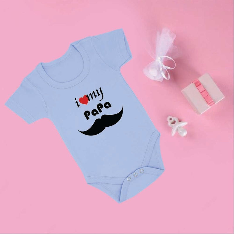 Pack of 2 Unisex Baby Romper with Mama and Papa Printed Design for Newborns,Infants, Toddlers Short Sleeve Jumpsuit Snap Closure for Easy Diaper Changes Ideal for Baby Shower