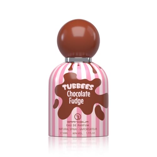 Grandeur Tubbees Perfume 50ML - Chocolate Fudge | Unisex Kid-Friendly Gourmand-Inspired Fragrance