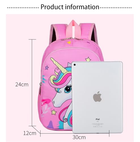 BMXENG Kids Backpack for Girls Unicorn Backpack for School Water Repellent Backpacks for Elementary or Kindergarten School Bag School Backpack