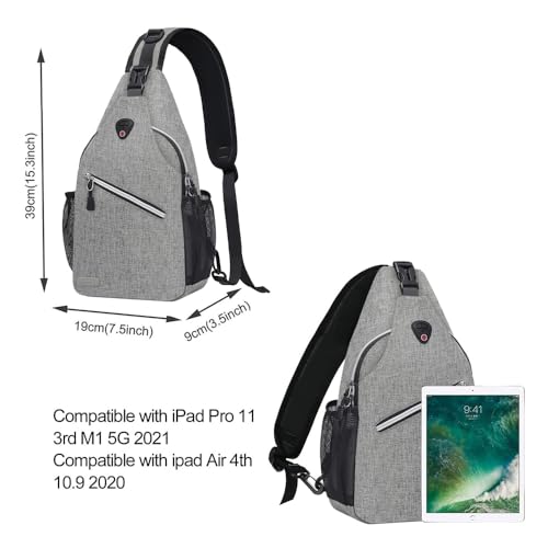 Azonee Sling Backpack, Multipurpose Crossbody Shoulder Bag for Travel, Hiking, and Daypack, Unisex for Outdoor Sports, Office, and Business