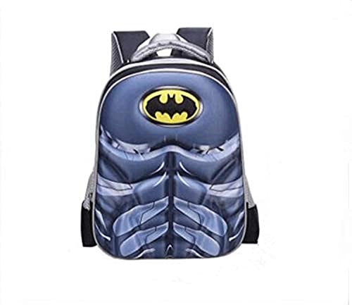 Han edition animation cartoon 3 d batman children primary school pupil's school bag boy backpack grey
