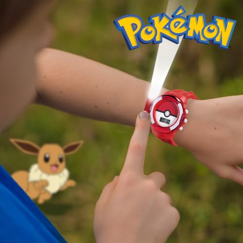 Accutime Kids Pokemon Digital LCD Quartz Watch for Boys, Girls, and Adults All Ages