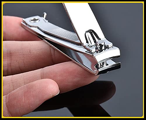 Blockbreakers Professional Heavy Duty Stainless Steel Nail Clippers Blockbreakers Nail Clippers for Women Men Kids Pedicure and Manicure Silver