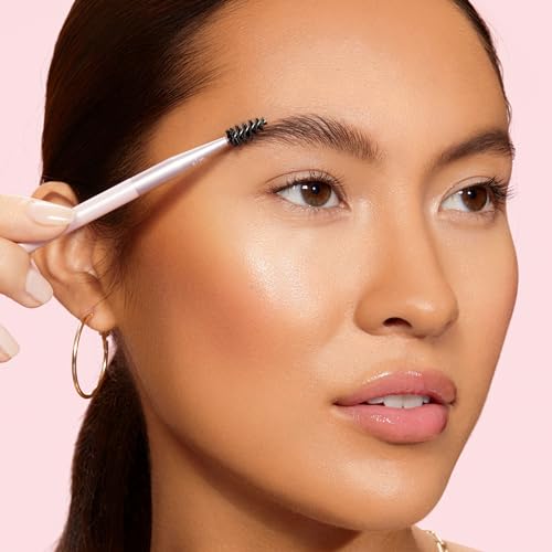 REAL TECHNIQUES Brow Shaping Set, Spoolie, Brow Brushes, Tweezers, Dual-Ended Eyebrow Tools, For Styling, & Shaping Eyebrows, Get Full, Fluffy Brows, 3 Piece Set