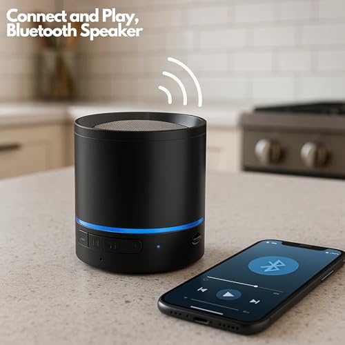Betron Portable Small Bluetooth Speaker Wireless with Aux for Travel Home iPhone Samsung Phone Tablet Built-In Microphone Rechargeable