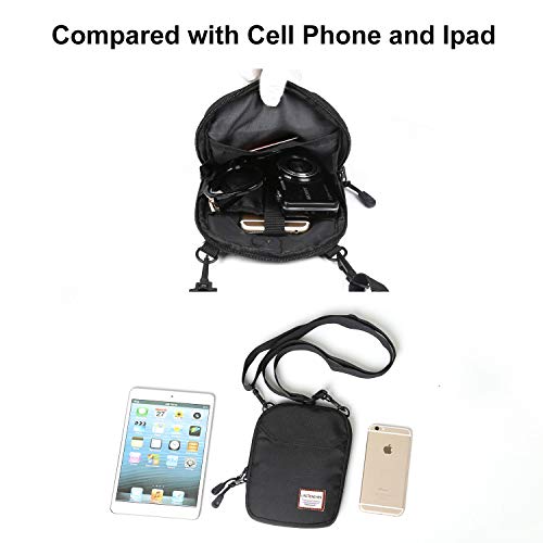 Small Crossbody Bag for Men, Mini Messenger Bag Shoulder Bag for Phone Passport