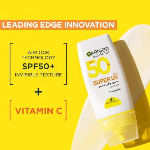 Garnier Skin Active Invisible Serum Sunscreen Vitamin C SPF50+ 30 ml.