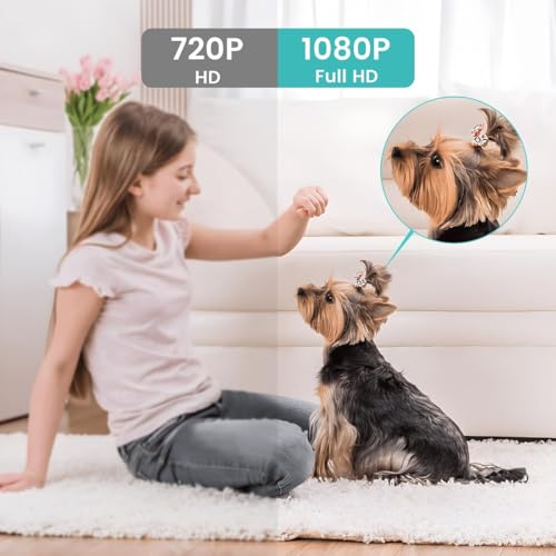 Smart mini WiFi Camera Galayou Indoor Home Cameras for Security with Night Vision Pet Camera with Phone App 24/7 SD Card Storage 1080P Indoor Camera Motion Detection, 2-Way Audio, Baby Monitor