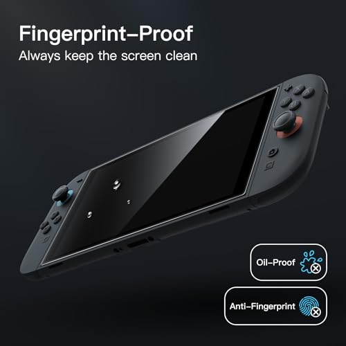 JETech Screen Protector for Nintendo Switch 2 2025, 9H Tempered Glass Film with Easy Installation Tool, Anti-Scratch, HD Clear, 2-Pack