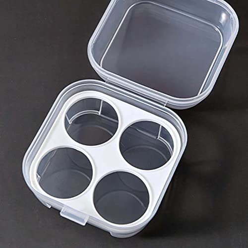 Womensa store Blender Sponge 4 Pcs in A Storage Box ,Makeup Cosmetic Puff Women's & Girls Makeup Sponge With Storage Box Foundation Powder Sponge Beauty Tools Women Makeup Accessories (Multicolour)