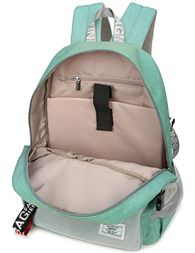 Classic Backpack Haversack Travel School Bag Student Simple Daypack Bookbag by Mygreen(Gray)