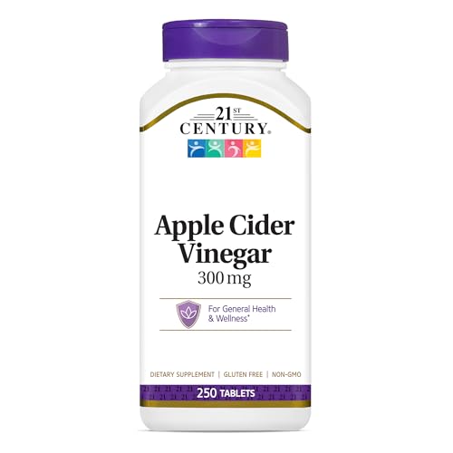 21st Century Apple Cider Vinegar 300 Mg - 250 Tablets