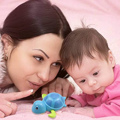 SYOSI Bath Toys Gifts for Year Old Toddlers Baby Bathtub Wind Up Turtle Toys for Months Baby Gifts for Year Old Boys Float Baby Bath Toy for Kids, 3PCS