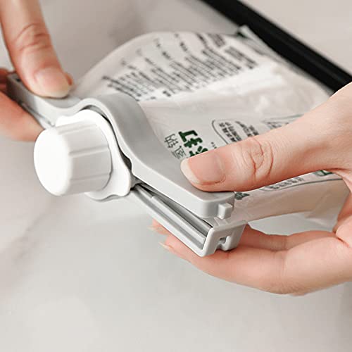 Cabilock 6pcs Bag Clips for Food Food Storage Sealing Clips with Pour Spouts Kitchen Chip Bag Clips Plastic Cap Sealer Clips Great for Food Storage and Organization