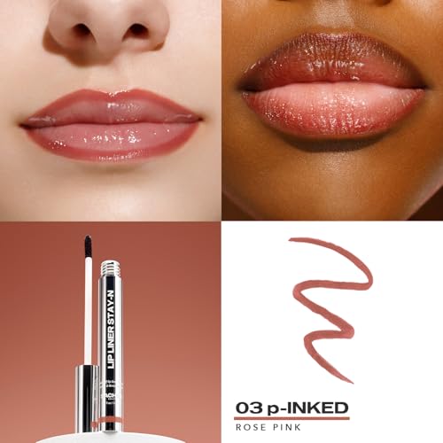 Sacheu Lip Liner - Stay - N - Peel Off Lip Liner Tattoo - Long Lasting Lip Stain Peel Off - Lip Pencil Infused with Hyaluronic Acid and Vitamin E - Suitable for All Skin Types - 03 p-INKED - 3.5 ml