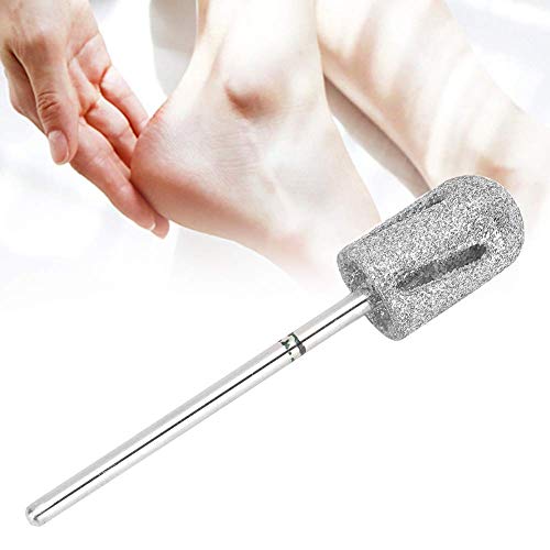 TERRIFI Nail Drill Bits, 3/32'' (2.35mm) Diamond Cuticle Electric Nail File and Ceramic Acrylic Gel Nail Bit Kit, Acrylic Nail Art Tools, Carbide Cuticle Remover Bits for Manicure Pedicure, Home Salon