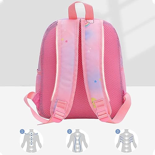 CURTEK Mermaids Backpack for Girls, Kindergarten BookBag Princess School Shoulder Bag for Travel Daypack Kids School Bag