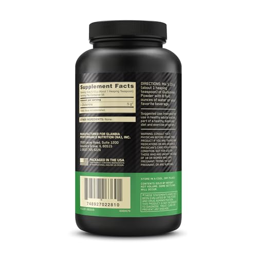OPTIMUM NUTRITION L-Glutamine Muscle Recovery Powder, 300g