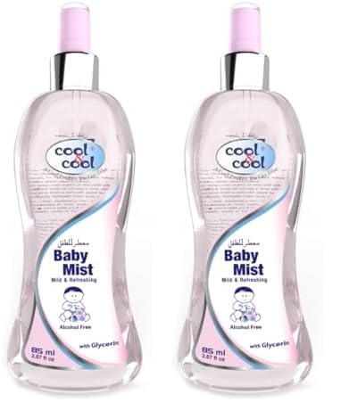 Cool & Cool Baby Mist Cologne- 85Ml - Alcohol Free,Paraben Free, Glycerin, Mild And Refreshing (Pack of 2)