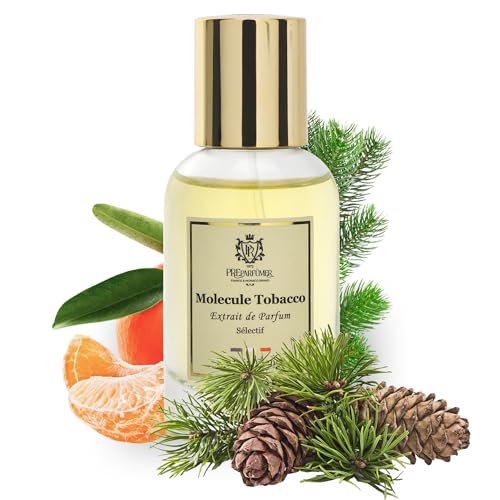 Preparfumer From France Molecule Tobacco Perfumes for Women 30ml - Citrus Woody Amber Scent - Luxury Fragrance with Mandarin & Bergamot - Long Lasting Perfume With Saffron Notes - Gifts for Women