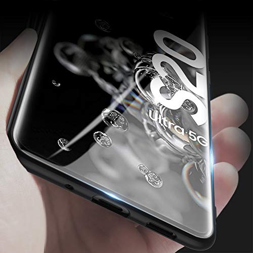 X-level Compatiable Samsung Galaxy S20 Ultra Case 5G, Slim Fit Soft TPU Ultra Thin S20 Ultra Mobile Phone Cover Matte Finish Coating Phone Case for Samsung S20 Ultra/S20 Ultra 5G - Black