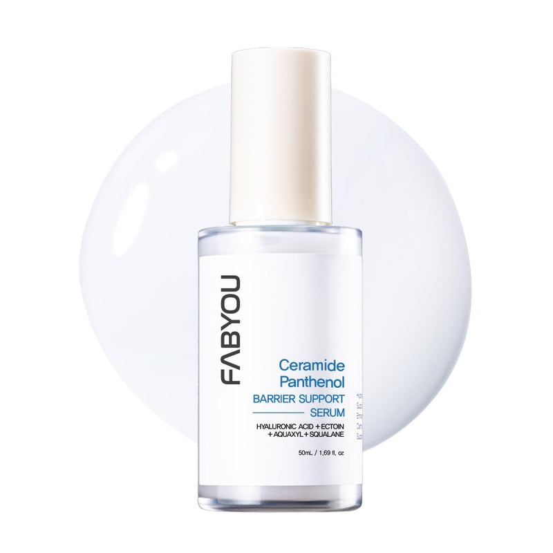 FABYOU Ceramide Panthenol Skin Barrier Support Serum 50ml – Korean Skincare with Deep Absorption for Strengthening the Skin Barrier & Long-Lasting Hydration, Ultra-Low Molecule Formula