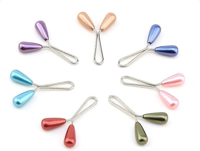 12Pcs Scarf Pins & Hijab Pins for Women, Hijab Magnets & Brooch Pin for Scarf