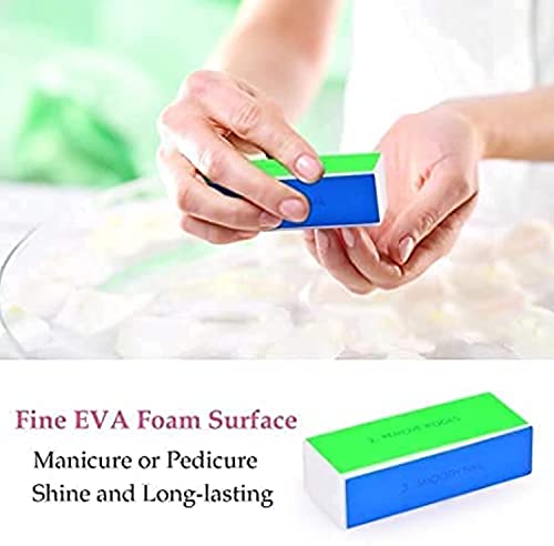 ORiTi 13-Piece Nail File Set Professional Manicure Tools Kit Rectangular Art Care Buffer Block Tools
