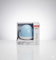 ZAIN abeien brand whale-shaped automatic spray water bath toy and fountain set. (baby blue) - baby blue