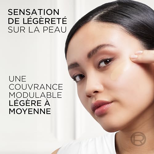 L’Oréal Paris True Match Tinted Serum Foundation, 1% Hyaluronic Acid, Hydrating Formula, Replumps Skin in 1 Hour for a Natural Glowing Finish, 30 ml, Shade 2-3 Light