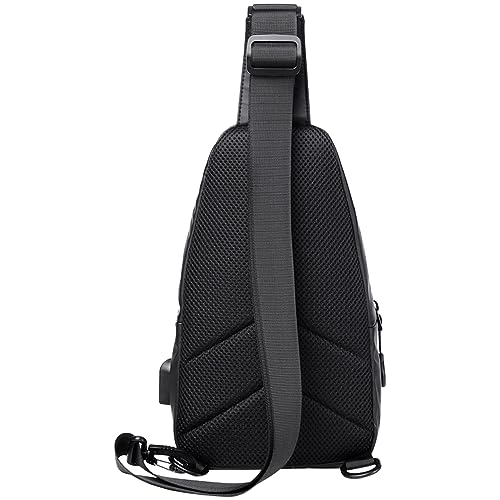Dress Cici Stylish Waterproof Casual Daypack for Travel & Cycling, Sling Crossbody Bag for Men