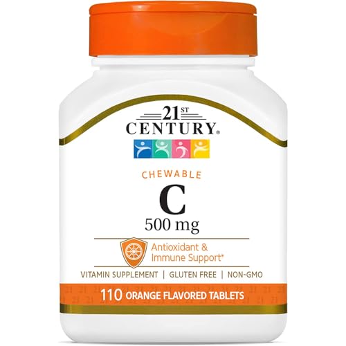 21st Century C-500 Mg Orange Flavor Chewables - 110 Tablet