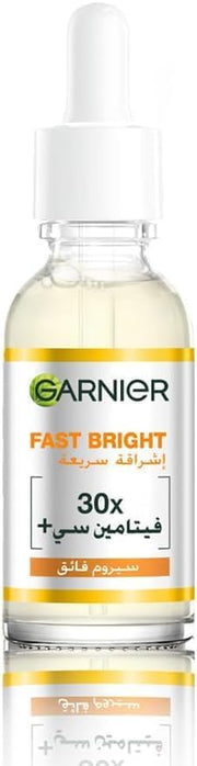 Garnier Skinactive Fast Bright 30x Vitamin C+ Serum 30 ml - 30 ml (Pack of 1) Single