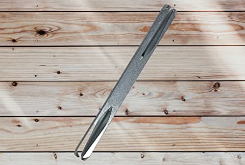 Universal Hardware 8mm x 120mm Split Steel Spindle Door Windows Handle Spindles Silver Finish Sizes from 50mm to 150mm (Pack of 1)