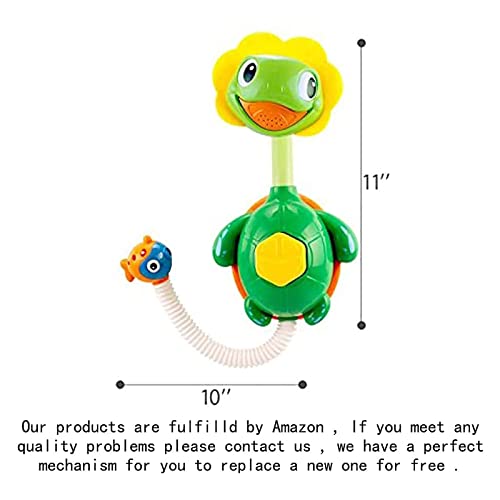 SYOSI Turtle Baby Bath Toys Spray Bathing Tub Fountain Toys for Kid Hand Shower Floating Bathtub Shower Pool Bathroom Toy for Baby Toddler Infant Kids