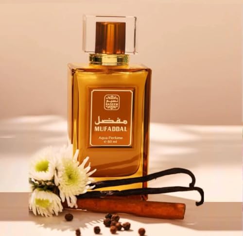 Naseem Muffadal Aqua Parfume 80ml - Subtle Tone Eau De Parfum for Men & Women - Fresh, Elegant Scent Offering Long Lasting Fragrance - Perfect for Both Daily and Formal Wear