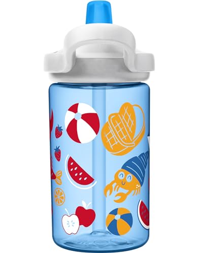 CAMELBAK Eddy+ Kids Everyday Water Bottle - Strong Drop Proof Design - BPA Free - Leak-proof - Dishwasher Safe - 400ml