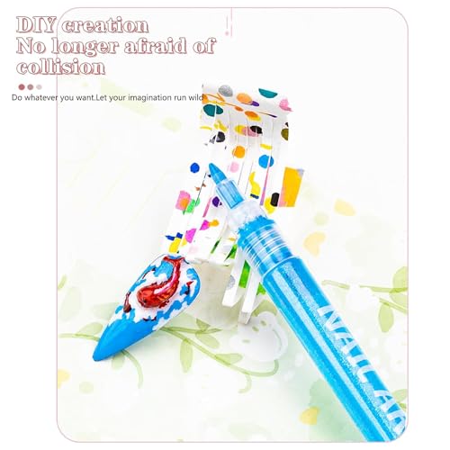 12 Colors Nail Art Pens Set, Nail Polish Pens, Graffiti Nail Dotting Tools, Acrylic Paint Pens, for Girls Women DIY Pedicure Traditional Nails Art, Nails Art Design, Manicure Nail Pens for Salon DIY
