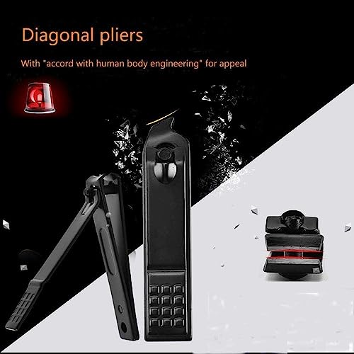 Generic Nail Clipper Set 15 In 1, Nail Swing Out Cleaner File Popular Gifts For Men & Women- Best Nail Care For Manicure Pedicure Home & Travel Manicure Set Red, Black, 11 X 7 X 2 Cm