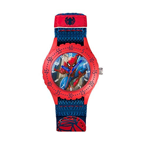 Spider-Man Children's Analogue Quartz Watch with Textile wrist Strap SPD3495