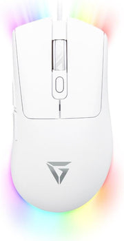 Power Pack V2 4-in-1 Gaming Bundle Keyboard, 65g Lightweight Mouse, Headset with 50mm Drivers & Mousepad - White