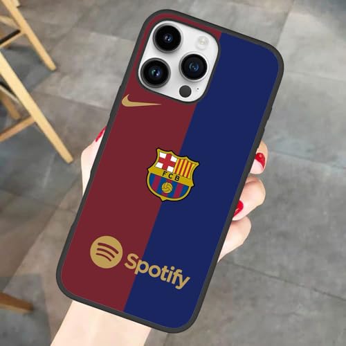 Silk Route Style 3 Barcelona Logo Design Mobile Back Cover for iPhone 15 Pro, Multicolor