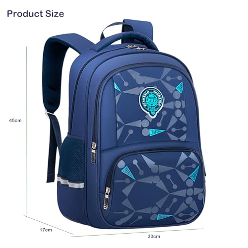 Nyganmelloz Kids Backpack Children School Bag Waterproof Book Bag Travel Bag Shoulder Bag Knapsack Outdoor Reflective Daypack for Boys -L…